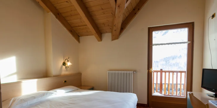 Zimná dovolenka v Passo del Tonale: 4* hotel s polpenziou a wellness