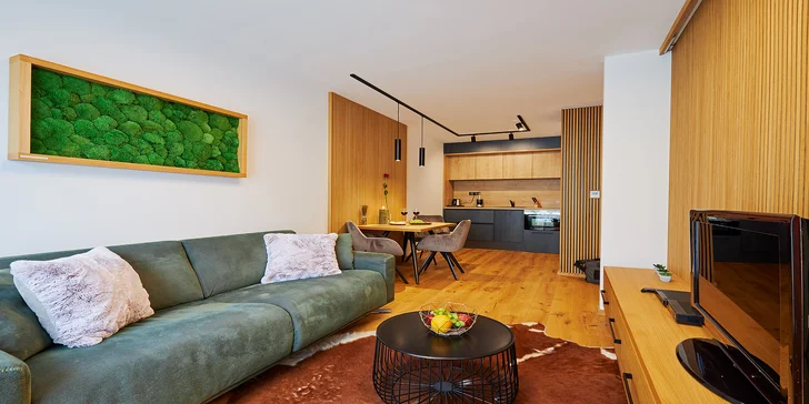 Krásne a moderne zariadené apartmány pre 2-6 osôb v centre Vysokých Tatier