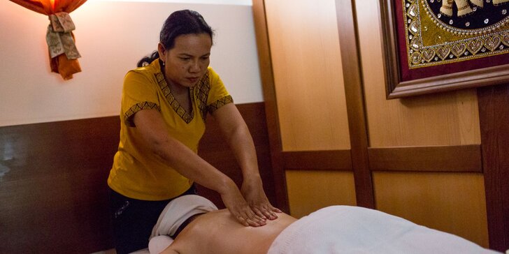 Aromaterapeutická thajská masáž v salóne Baandokkoon