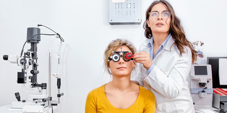 Meranie zraku očnou lekárkou +20% zľava aj darčekové poukazy
