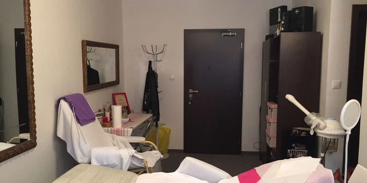 Ošetrenie pleti a masáž tváre, krku či dekoltu alebo lifting pleti