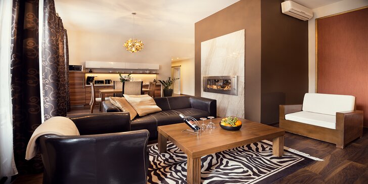 Luxusné rodinné apartmány v centre Košíc s privátnou saunou a vírivou vaňou na izbe