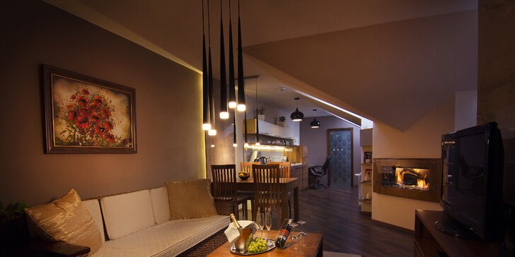 Luxusné rodinné apartmány v centre Košíc s privátnou saunou a vírivou vaňou na izbe