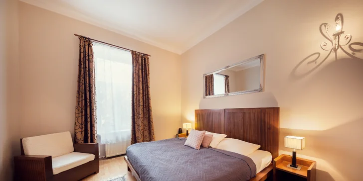 Luxusné apartmány v centre Košíc - atraktívna lokalita, chutné raňajky, privátna sauna a vírivka
