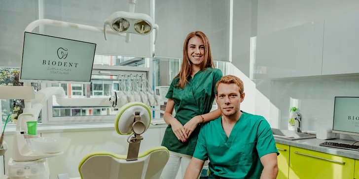 Dentálna hygiena pre deti aj dospelých, bielenie zubov či zľava až do výšky 38% na zubný strojček