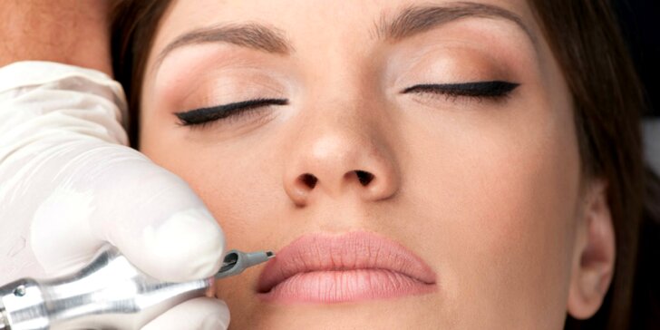 Permanentný make-up (obočie, horná linka, pery) či laminácia obočia