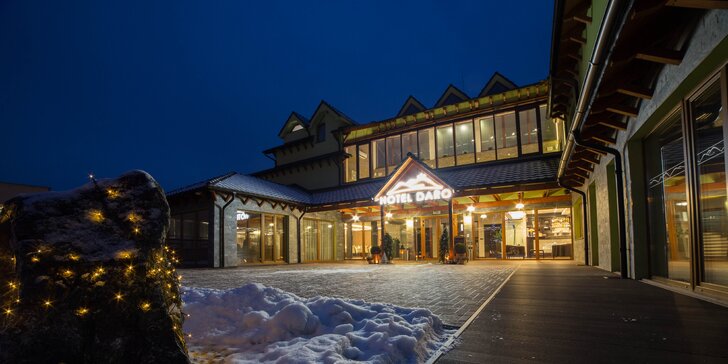 Wellness pobyt v novom špičkovom hoteli Daro*** uprostred Štiavnických vrchov, neďaleko Banskej Štiavnice a lyžiarskeho strediska
