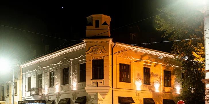 Jedinečný pobyt v novootvorenom luxusnom hoteli Michael´s Palace*** v historickom centre Košíc