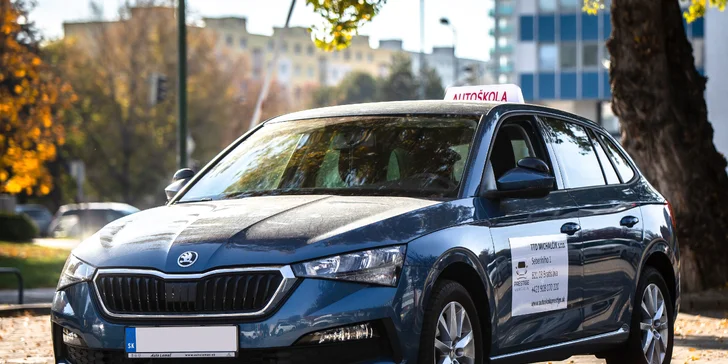 Oprášte svoje šoférske znalosti: Kondičné jazdy so skúseným inštruktorom