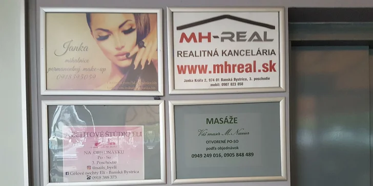 Relaxačné masáže podľa vlastného výberu