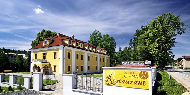 Relax v Kaštieli Lučivná - pobyt v lone tatranskej prírody, raňajky v cene