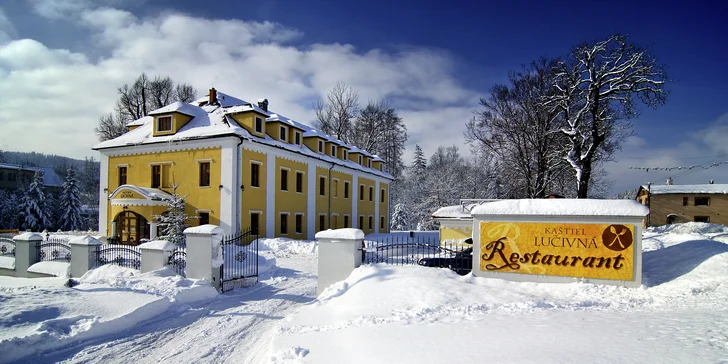 Relax pre dvoch v Kaštieli Lučivná - pobyt v lone tatranskej prírody, raňajky v cene
