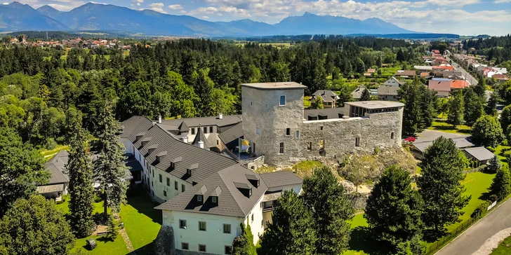 Kráľovská romantika s wellness na hrade a kaštieli Chateau GrandCastle****