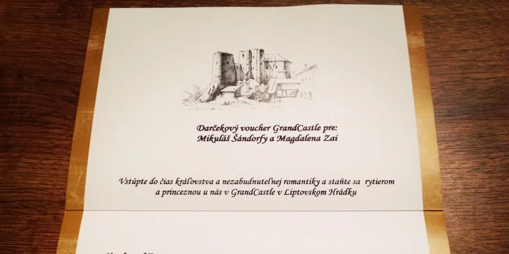 Chateau GrandCastle**** - poďte s nami do romantickej rozprávky