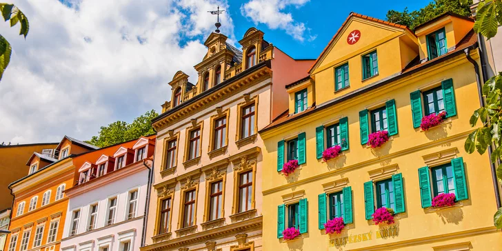 Fantastický odpočinok blízko Vřídelnej kolonády: 3* hotel s raňajkami aj zľava na masáže