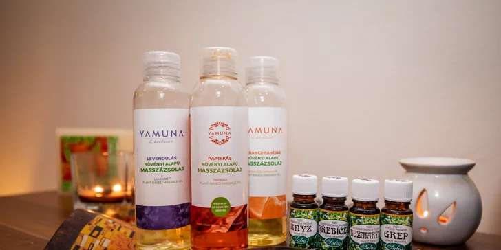 Osviežujúca citrusová aroma masáž, lymfodrenáž celého tela alebo reflexná masáž chodidiel