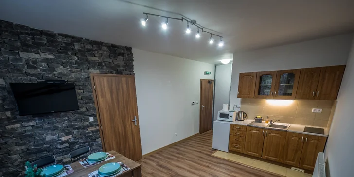 Pobyt v Demänovskej doline v luxusných apartmánoch Vila Vista s privátnou exteriérovou kaďou a infrasaunou