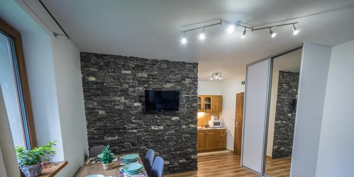 Pobyt v Demänovskej doline v luxusných apartmánoch Vila Vista s privátnou exteriérovou kaďou a infrasaunou