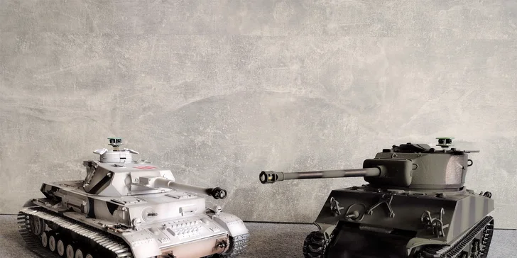 Veľkolepý tankový súboj s upravenými RC modelmi v TANKOVEJ ARÉNE