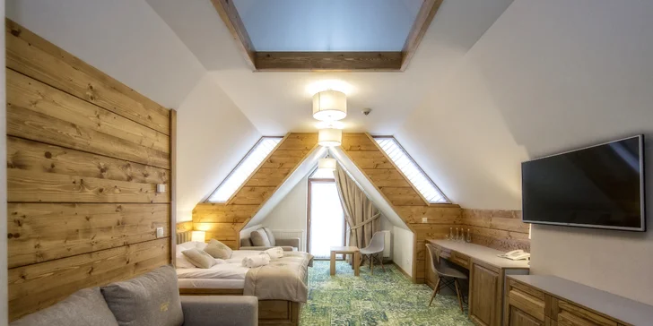 Skvelý oddych v útulnom Hoteli Gold**** v Zakopanom s VIP wellness