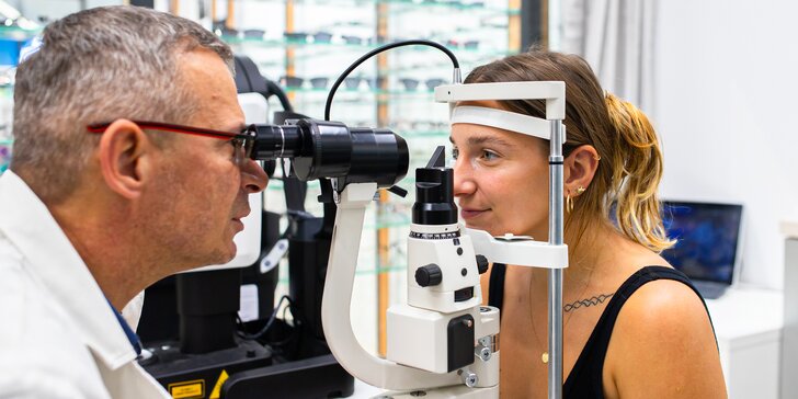 Preventívna prehliadka očným lekárom s meraním zrakovej ostrosti a očného tlaku
