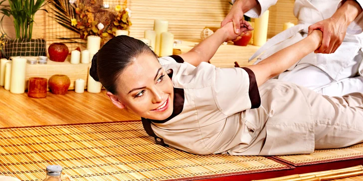Thajská alebo uvoľňujúca olejová aroma masáž. TIP na darček!