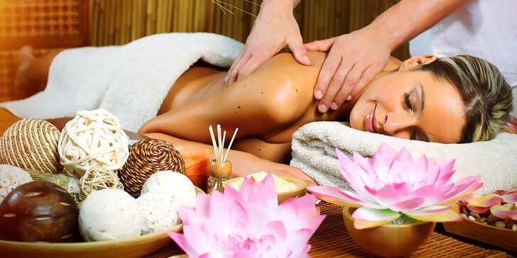 Relaxačná alebo klasická olejová masáž celého tela od Thajčanov