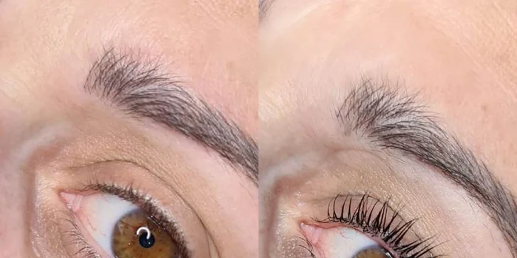 Laminácia obočia a lash lift pre vytočenie a zvýraznenie vašich rias