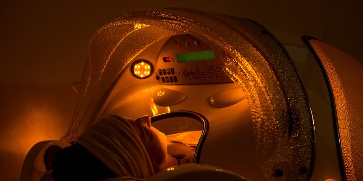 Zoštíhlenie alebo okysličenie tela v kapsule Alpha LED OxyLIGHT SPA
