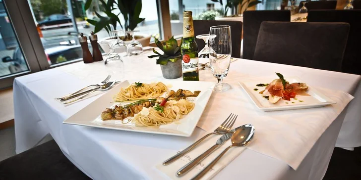 Dvojchodové menu v reštaurácii Diplomat v centre mesta