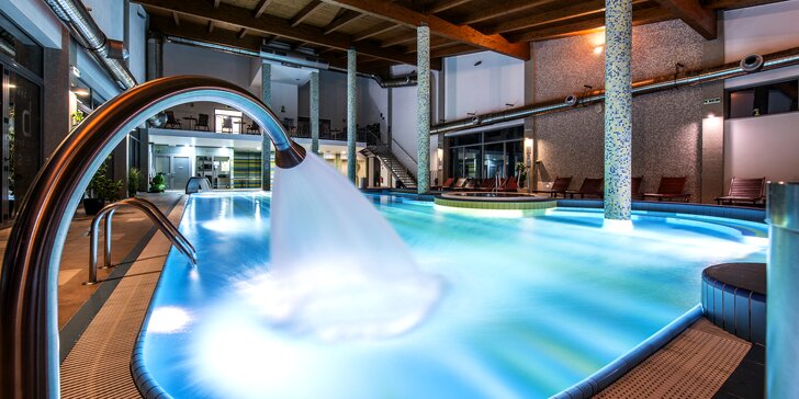 Top Hotel s neobmedzeným vodným a saunovým svetom v nádhernej doline Nízkych Tatier pod Chopkom