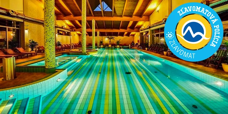 Wellness Hotel Bystrá*** s neobmedzeným vodným a saunovým svetom na juhu Nízkych Tatier