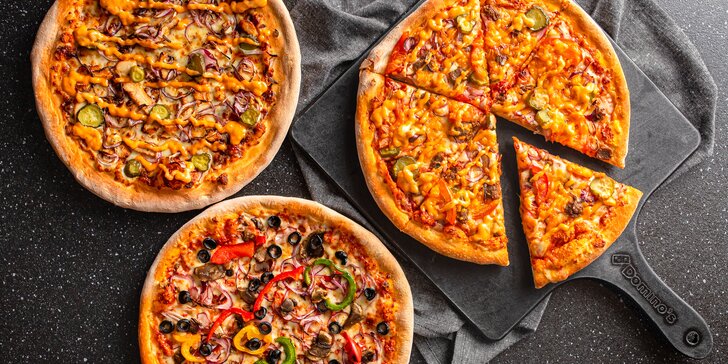 Zahryznite sa do Domino´s Pizze a druhú máte iba za 1€ v prípade osobného odberu alebo za 2€ v prípade donášky!