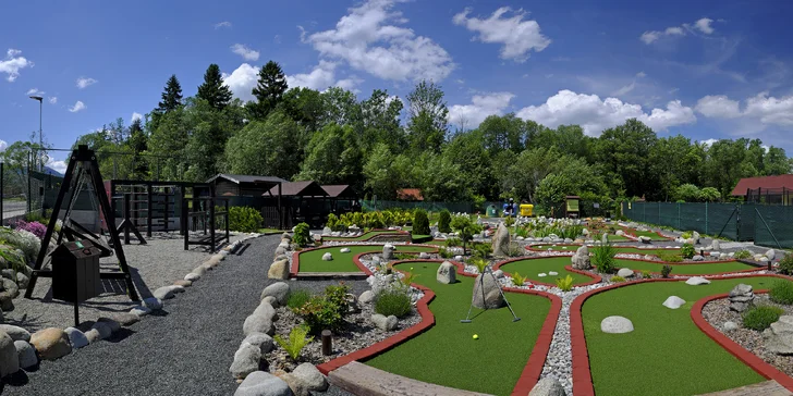 Pobyt v apartmánoch Vily Horal v Demänovej s adventure minigolfom