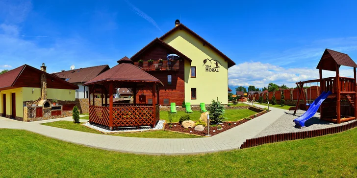 Pobyt v apartmánoch Vily Horal v Demänovej s adventure minigolfom