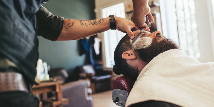 Služby profesionálneho barbera - strihanie, úprava brady alebo detský strih