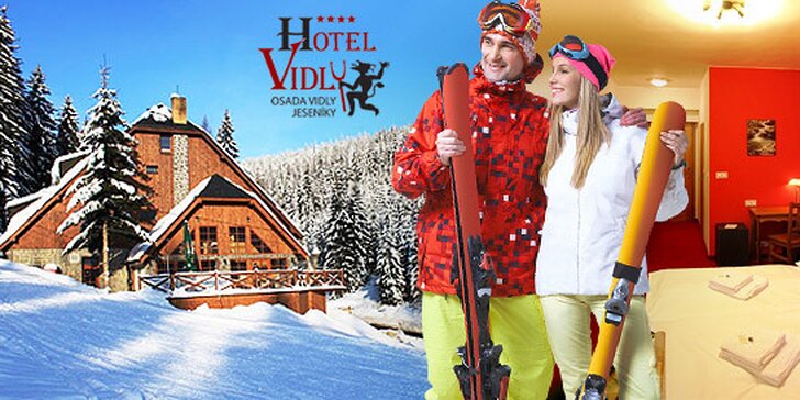 Pobyt v Horskom Hoteli Vidly**** v srdci Jeseníkov