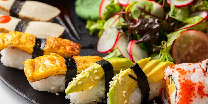 Sunshine sushi set pre 2 osoby v 4* hotelovej reštaurácii Mama's Panasian Restaurant