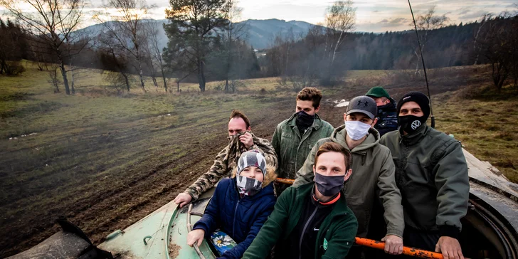 Vzrušujúci adrenalínový zážitok – jazda na bojovom vozidle BVP-2