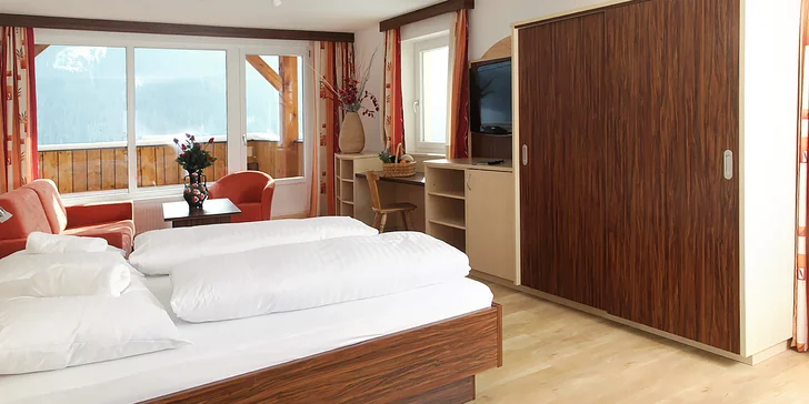Rodinná dovolenka v Tirolsku: 3* hotel s polpenziou a wellness, v blízkosti lanovky Golzentipp
