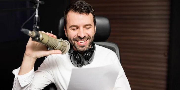 Zážitkové moderovanie LIVE vysielania vo FIT FAMILY RÁDIO + certifikát
