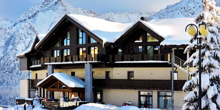 Zimná dovolenka v Passo del Tonale: 3* hotel s polpenziou, 300 metrov od ski areálu