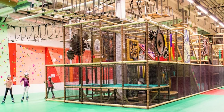 Zabavte sa v STEAM FACTORY: Lezenie, detský svet, Laser Game i lanové centrum