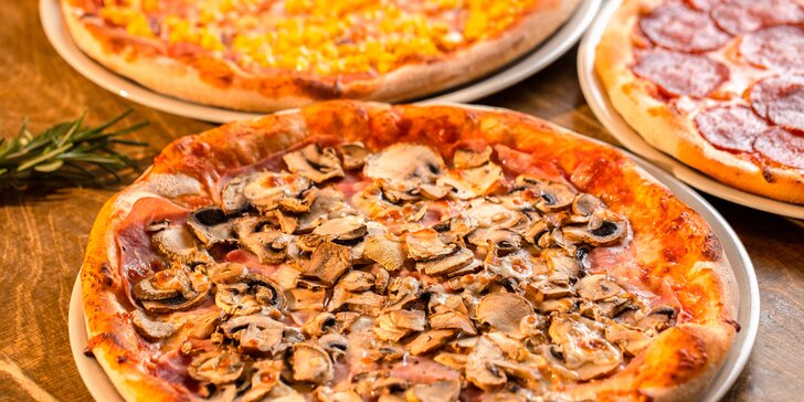 Pravá talianska pizza v Le Torri aj s možnosťou Take away - na výber 8 z druhov