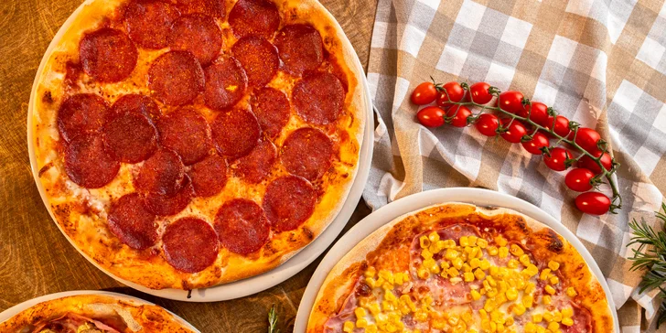 Pravá talianska pizza v Le Torri aj s možnosťou Take away - na výber 8 z druhov