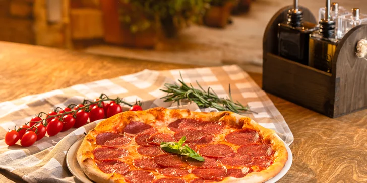 Pravá talianska pizza v Le Torri aj s možnosťou Take away - na výber 8 z druhov
