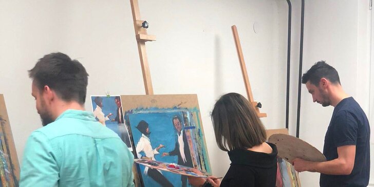 Zážitkové maľovanie v Art Atelieri A- vstup pre šesť osôb za cenu piatich