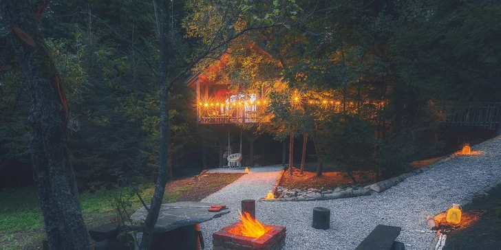 Zážitkový pobyt v unikátnom, novom TreeHouse Hniezdočko pre páry aj rodiny v malebnom prostredí Zázrivej priamo v lone NP Malá Fatra
