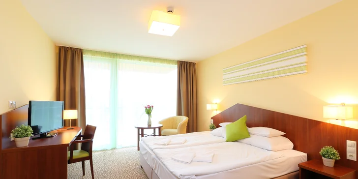 Rodinný hotel pri krásnom Balatone: wellness a moderné izby s terasou
