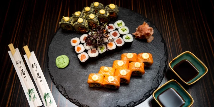 Zimný 34ks sushi set pre 2 osoby v reštaurácii SUSHIHANIL